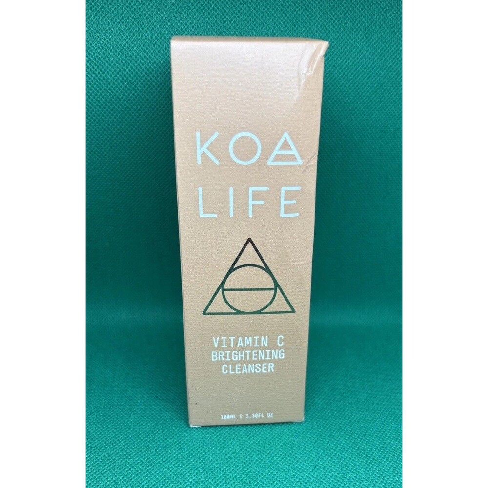 KOA LIFE Vitamin C Brightening Cleanser 3.38 oz Full Size New In Box